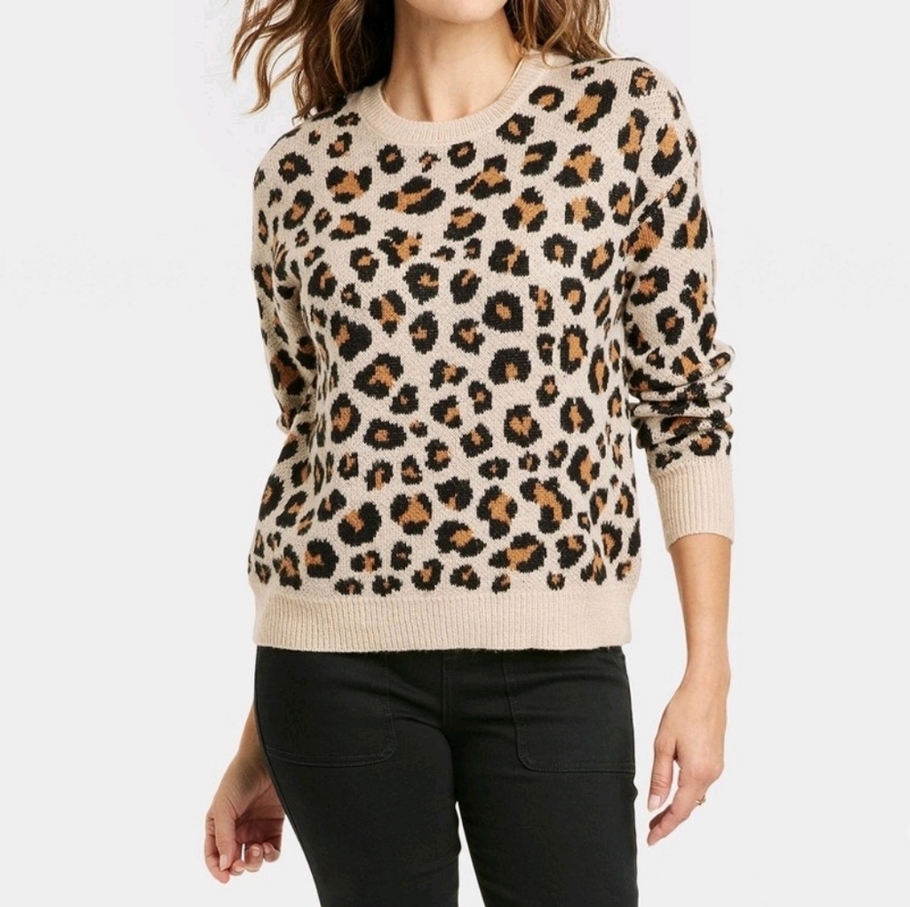 Aqua Women’s Plus Size Crewneck Pullover Sweater (1X)